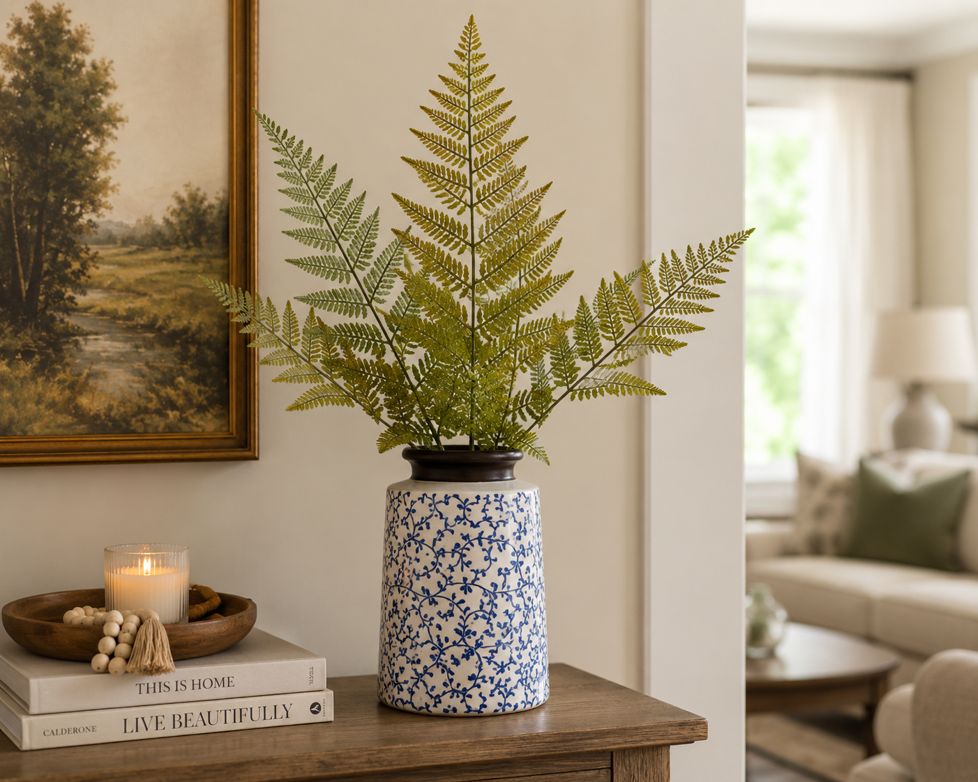 43" Woods Fern Spray