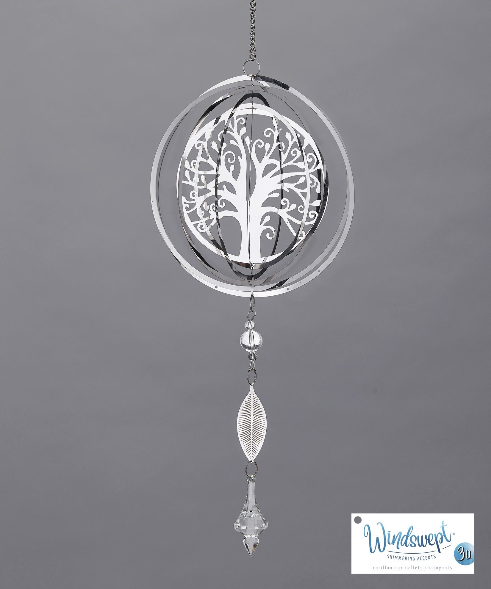 Metal Prism Wind Spinner Tree of Life