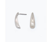 Burnished Silver Drop Earrings