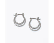 Delicate Silver Ring Hoop Earrings