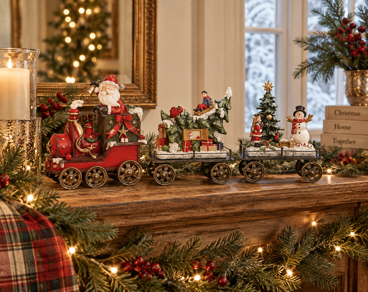 Santa's Christmas Train Set