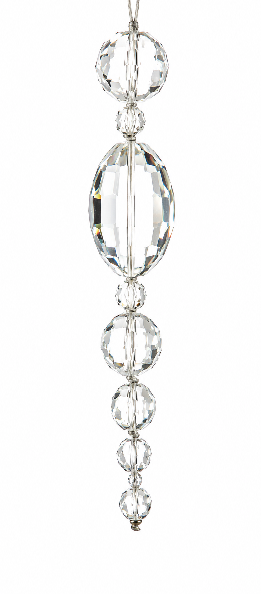 Crystal Jeweled Drop Ornament