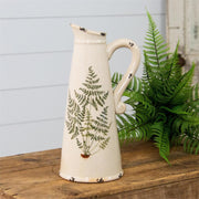 Distressed Fern Pitcher