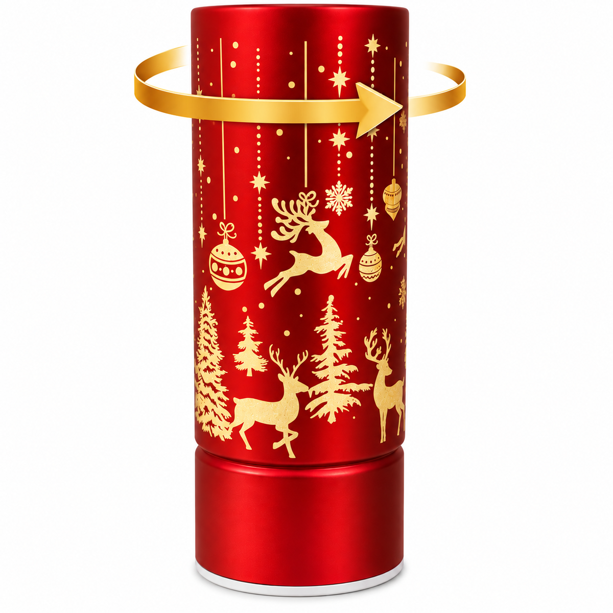 Enchanted Reindeer Spinning Luminary