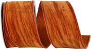 Crushed Velvet Touch Deluxe Wired Edge Ribbon
