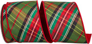 4" x 10 Yds Double Sided Traditional Wired Dupioni Ribbon
