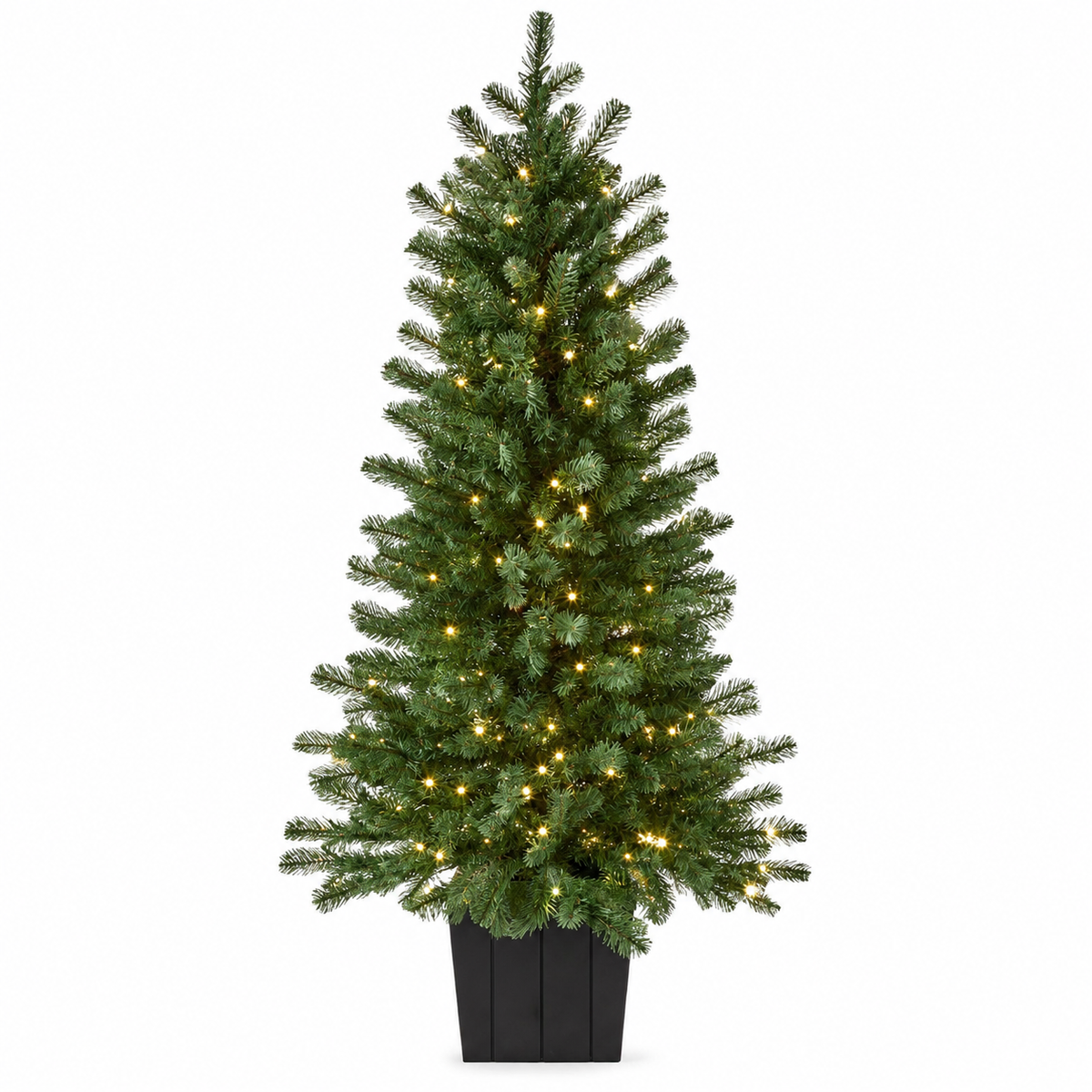 4-ft Dual Color LED Stone Hill Christmas Tree