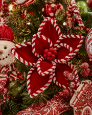 Peppermint Poinsettia