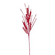 33.5" Red Swirl Spray