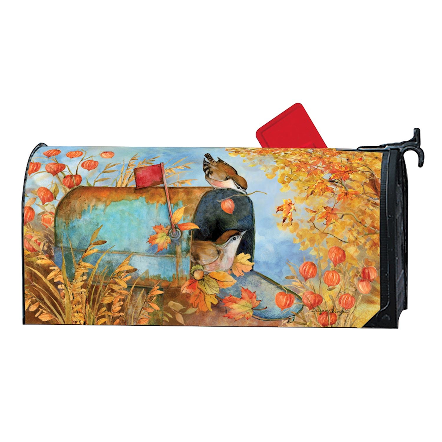 Fall Mailbox Wrap (7-Styles)