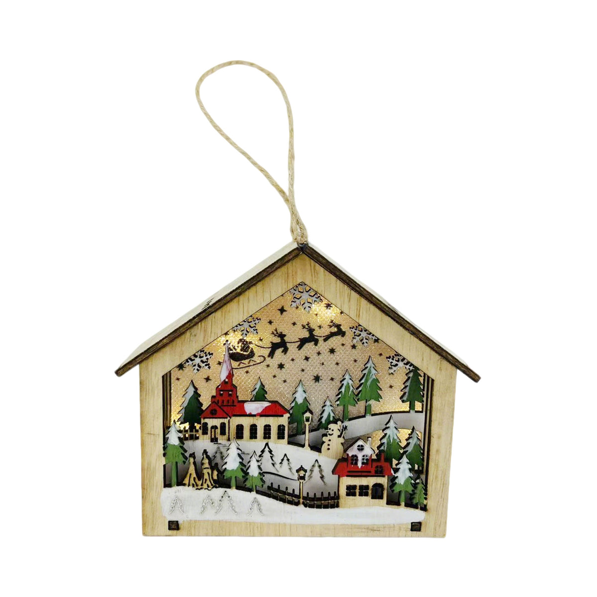 LED Christmas Village Ornament