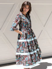 Tiered Floral Dress By: Simply Southern