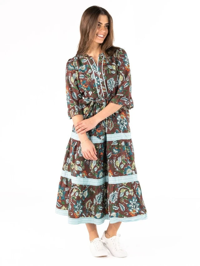 Tiered Floral Dress By: Simply Southern