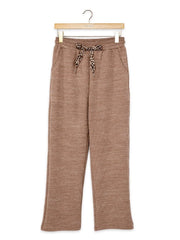 Leopard Drawstring Ribbed Pants By: Simply Southern