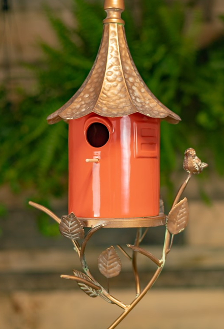 Hanging Metal Porcelain Birdhouse (2-Styles)