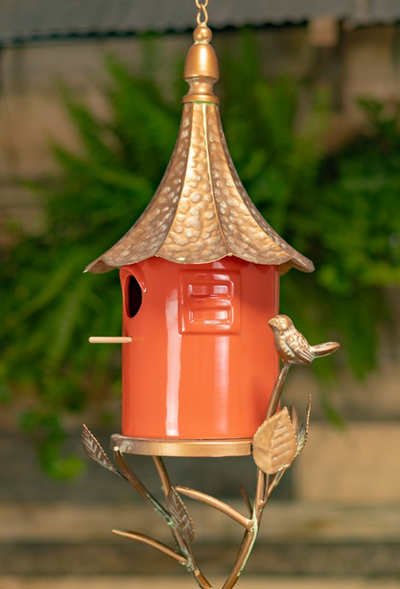 Hanging Metal Porcelain Birdhouse (2-Styles)