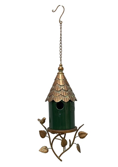 Hanging Metal Porcelain Birdhouse (2-Styles)