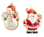 Whimsical Glass Gingerbread Ornament (2-Styles)