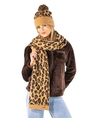 Cozy Leopard print Scarf By: Simply Southern