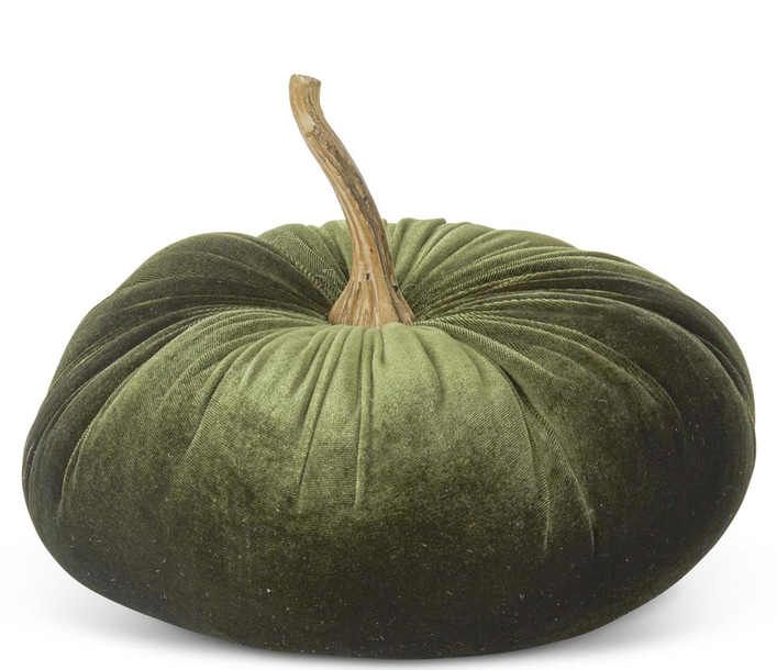 Evergreen Luxe Velvet Pumpkin (2-Sizes)