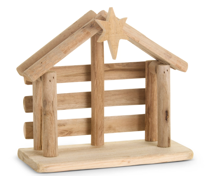 7.5" Away in the Manger Creche