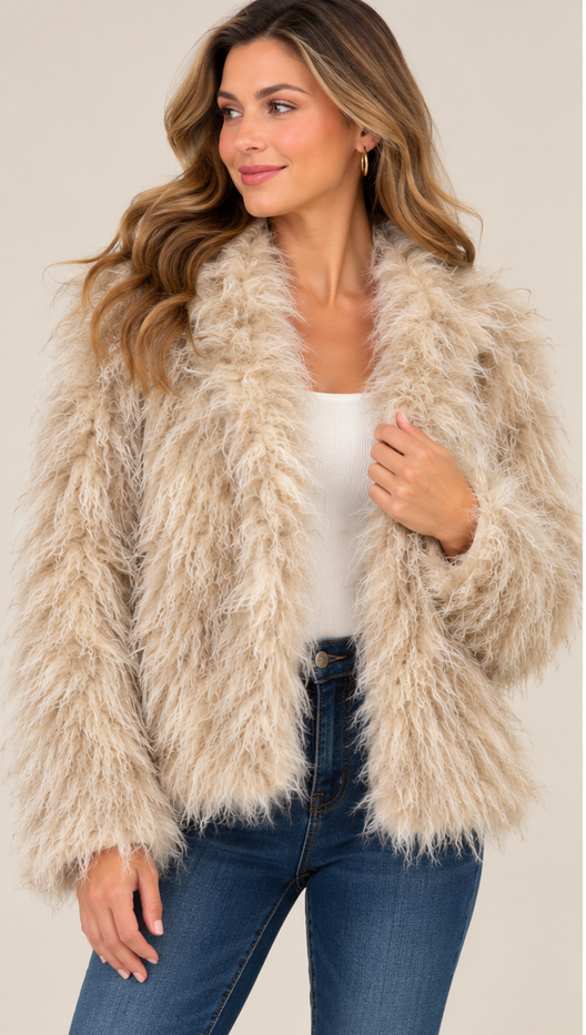 Alpine Luxe Shag Jacket By: Mystree