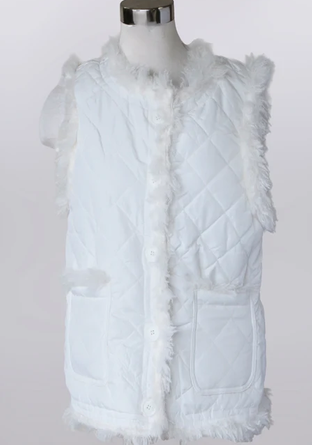 Reversible Fur Lined Pocket Vest