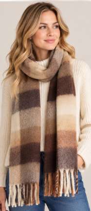 Multicolor Woven Scarf (2-Colors)