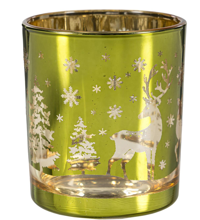 Deer in Forest Candle Holder (3 Colors)