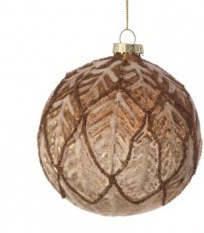 Glass Pinecone Ornament (2-Styles)