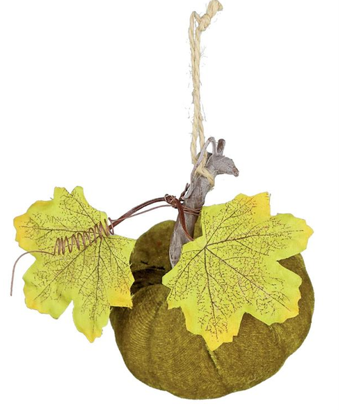 4" Velvet Heirloom Pumpkin (3 Colors)