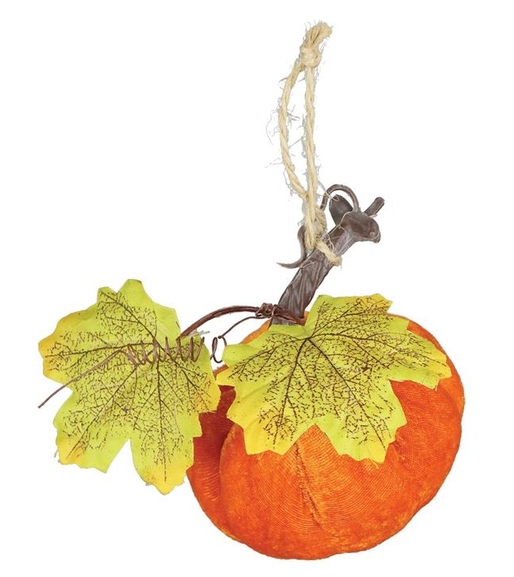 4" Velvet Heirloom Pumpkin (3 Colors)