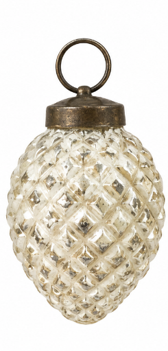 Mercury Glass Vintage Ornament (3-Colors)