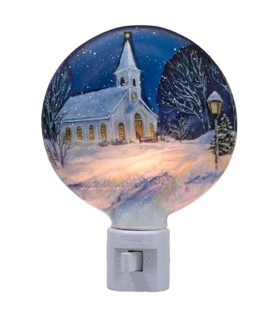 Winter Church Night Night