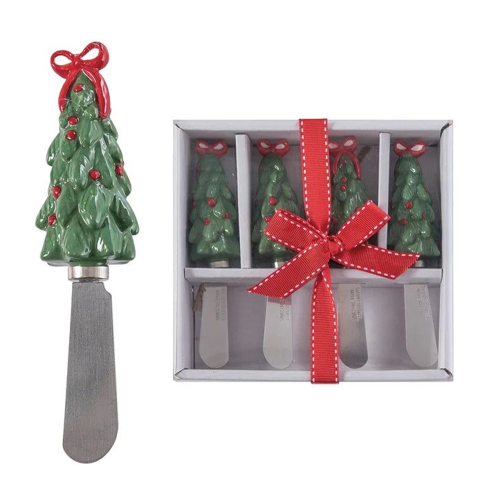 Set of 4 Tree w/ Bow Spreaders