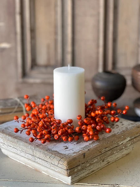 9" Emberfruit Candle Ring