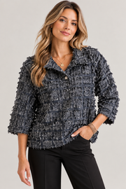 Artisan Fringe Patch Pullover (2 Colors)
