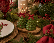 Christmas Tree w/ Bow Salt & Pepper Set