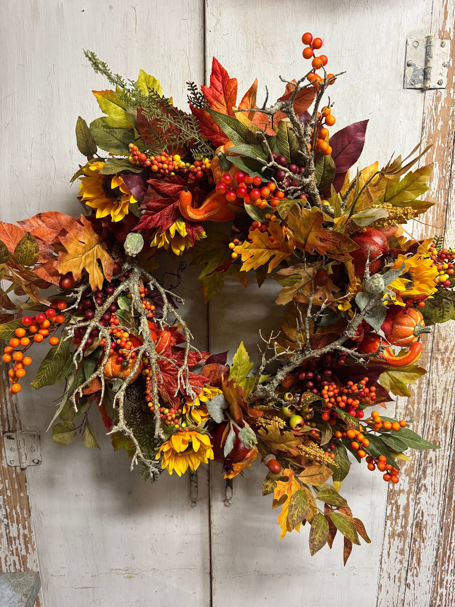 Custom Abundant Harvest Wreath
