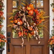 Custom Pumpkin Splendor Wreath