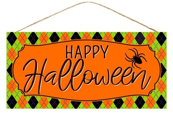 Hanging Happy Halloween Sign