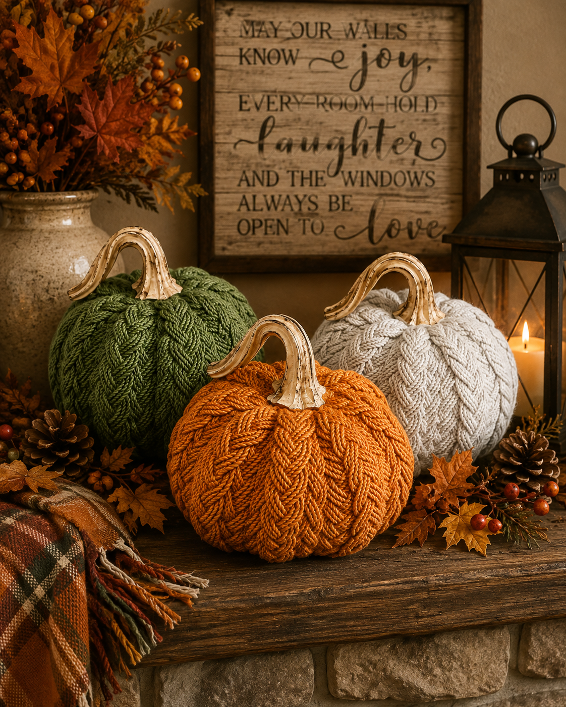 Resin Woven Harvest Pumpkin (3 Colors)