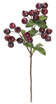 18" Plum Berry Spray
