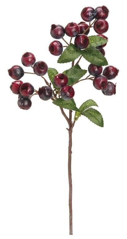 18" Plum Berry Spray