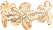 Gold Hibiscus Flower Cuff
