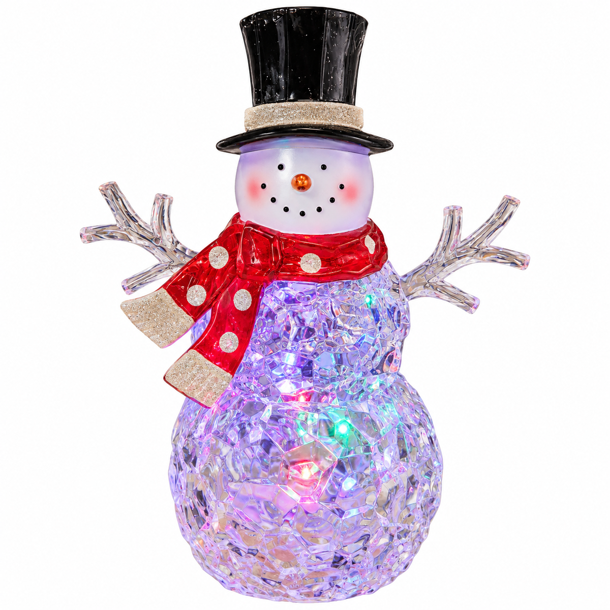 12" LED Acrylic Snowman (2 Styles)