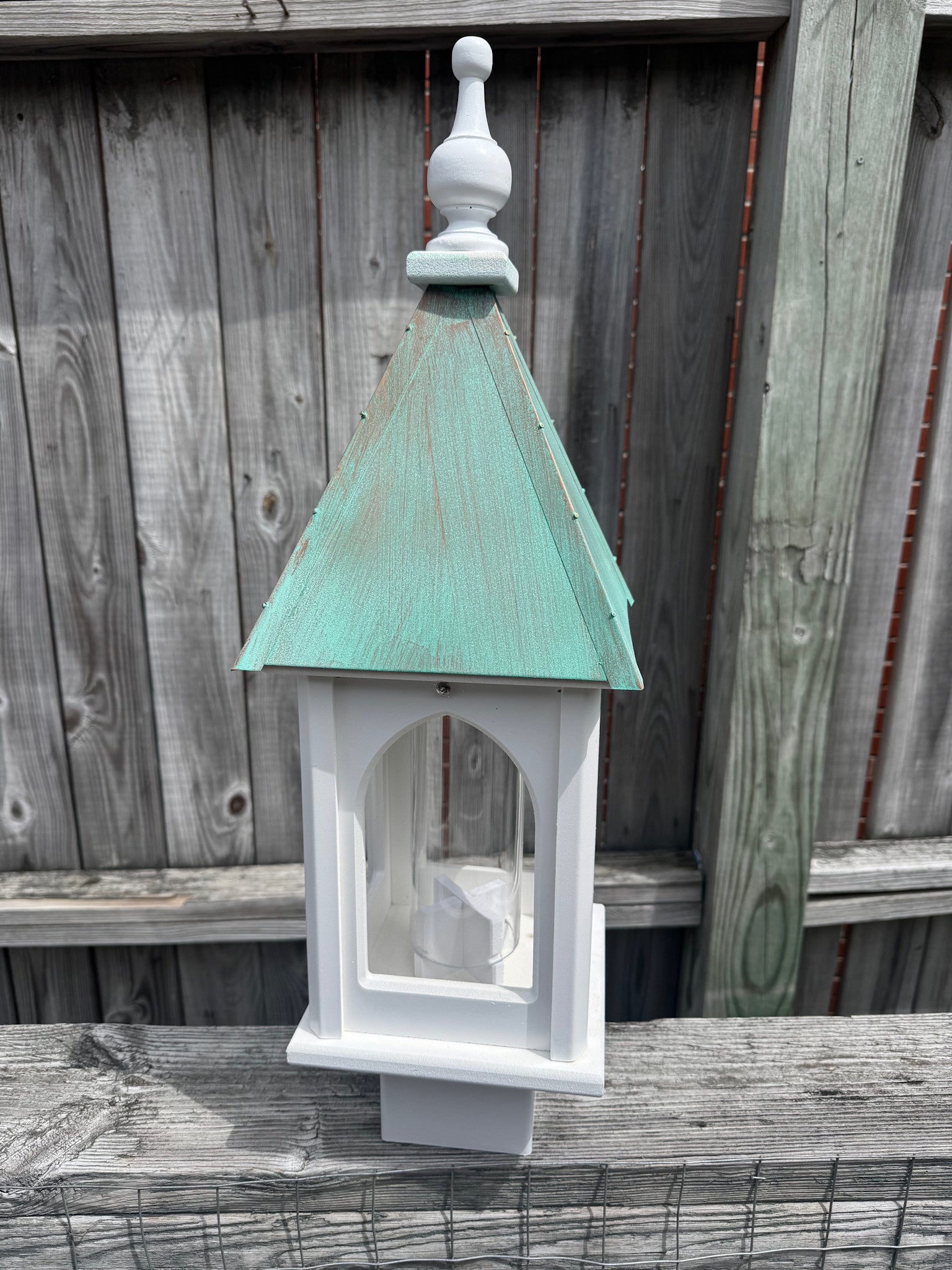 Composite Copper Roof Bird Feeder