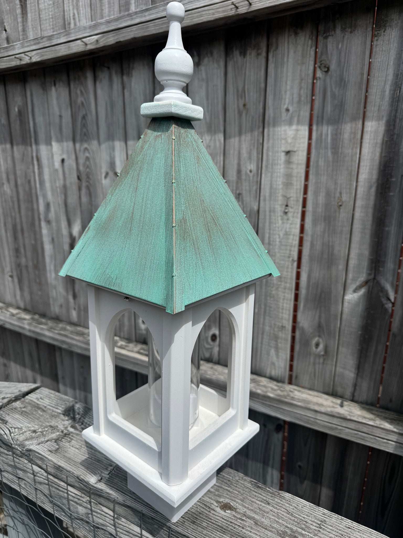 Composite Copper Roof Bird Feeder