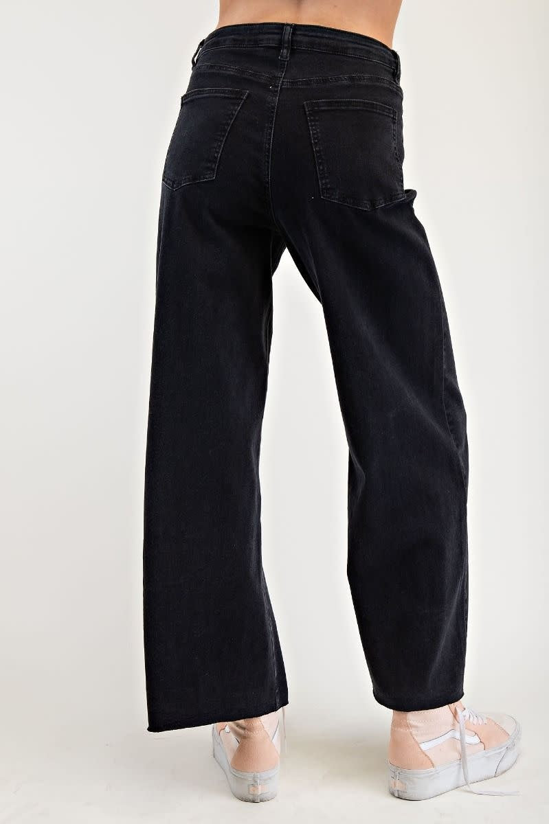 High Rise Twill Pant By: Easel (6-Colors)