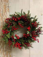 Custom Christmas Berry Wreath